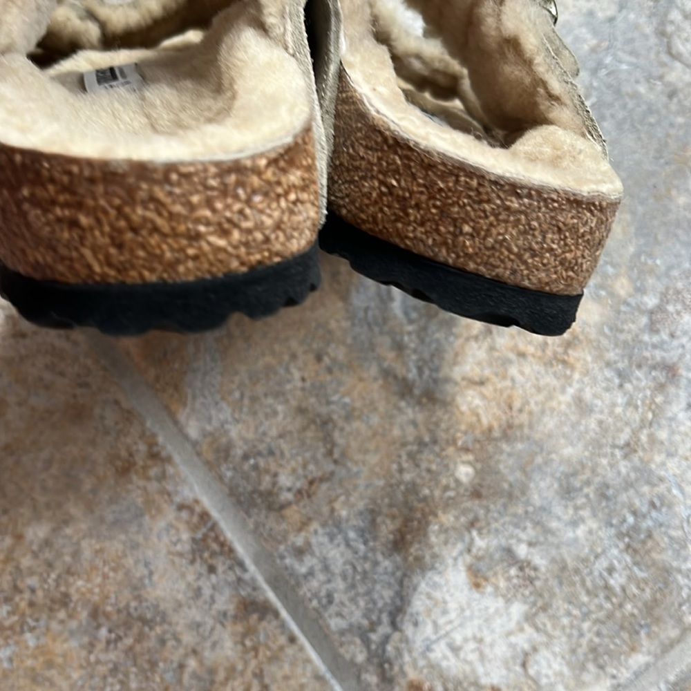 Birkenstock Arizona Shearling Slippers Sandals - Picture 10 of 13
